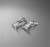 Cufflinks Soprana Gioielleria Man in Silver A-E ARGENTO PIETRA - A-E ARGENTO PIETRA